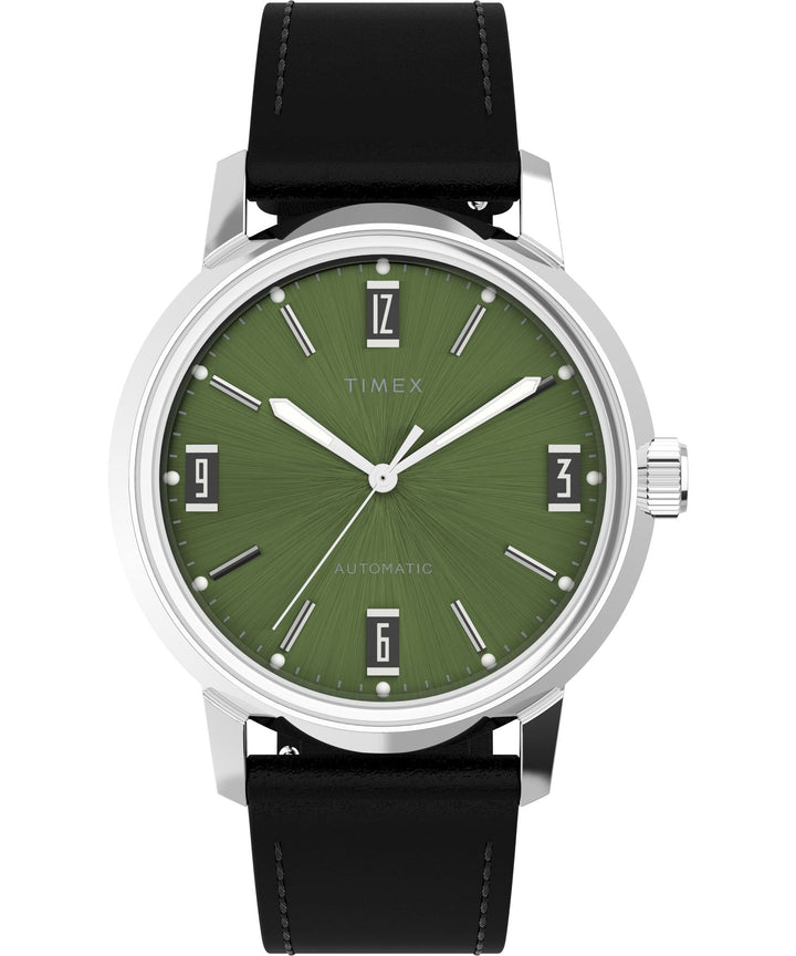 HERITAGE Green / Leather | Green Dial