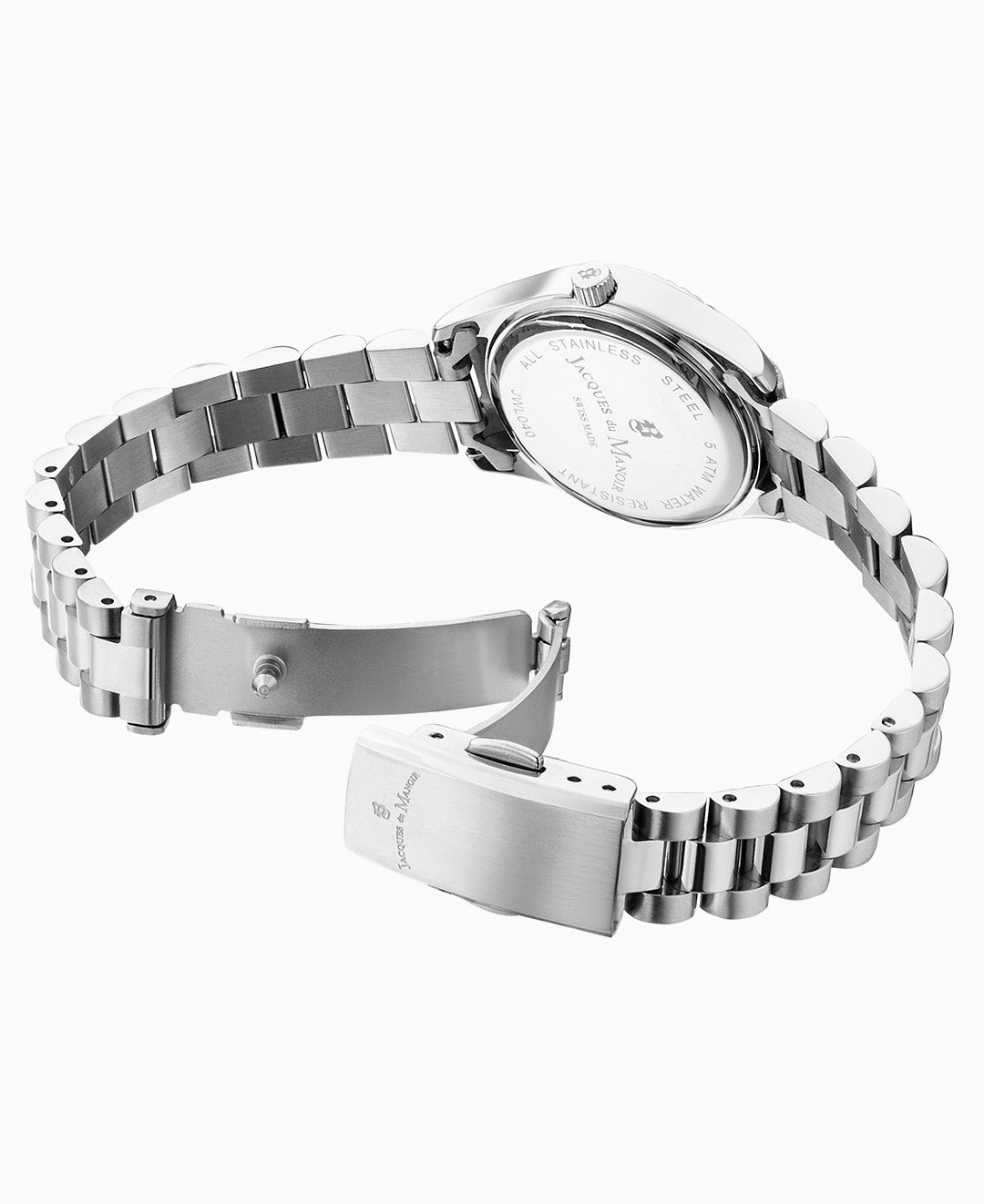 Inspiration Prime Black dial / silver stainless steel bracelet Black Dial