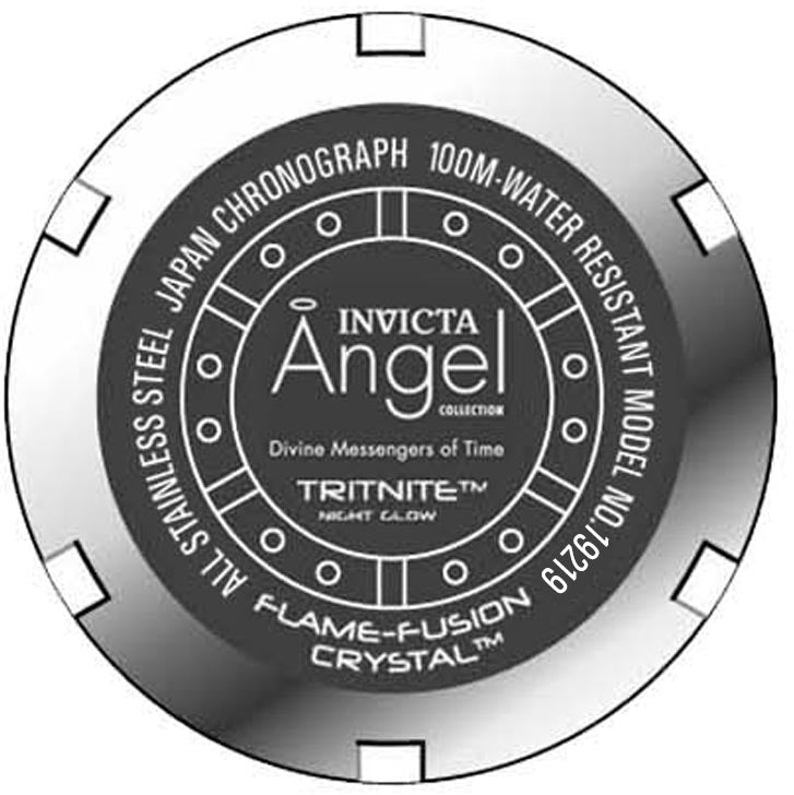 Angel Chronograph Silver-Tone Dial / Two-Tone Gold / Silver Stainless Steel Brac