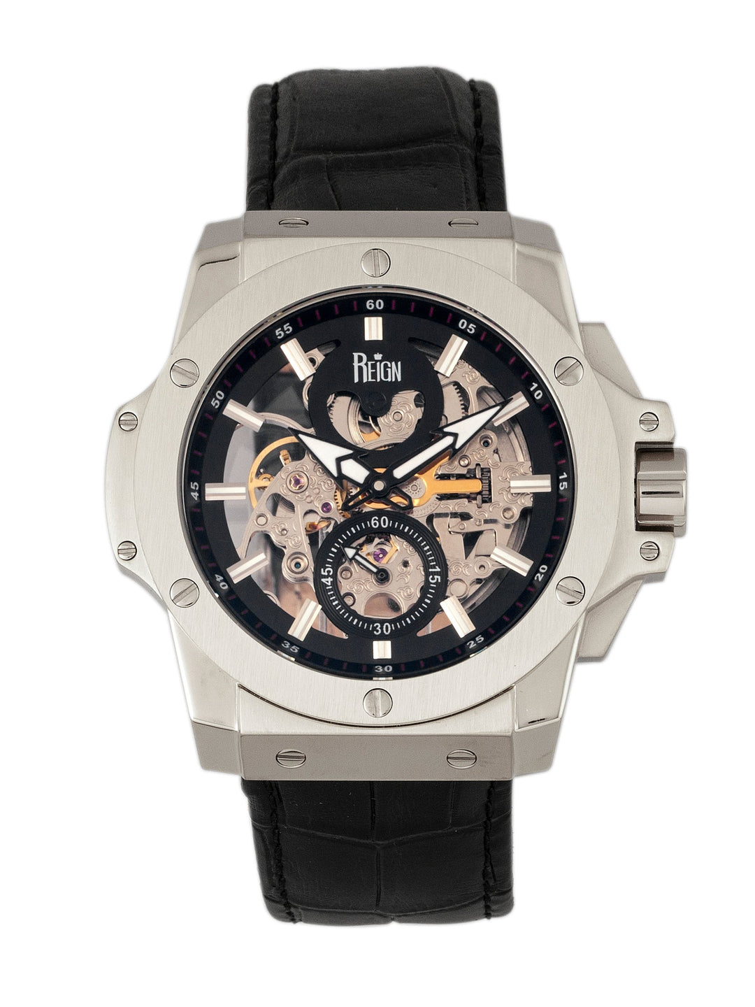 Commodus Silver/Black | Black Dial