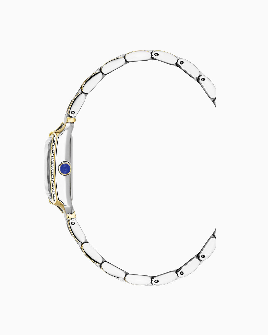 Emily II Bicolor Stainless Steel Bracelet White Dial