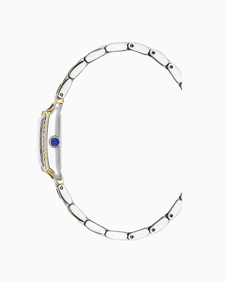 Emily II Bicolor Stainless Steel Bracelet White Dial