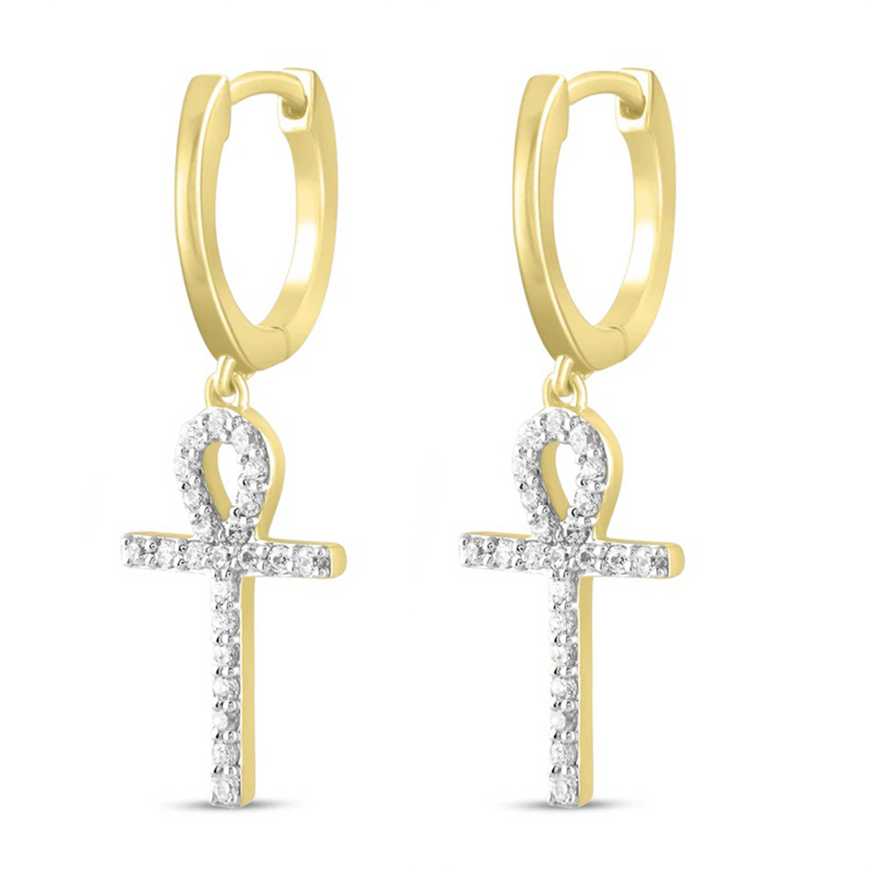 Ankh 2025 hoop earrings