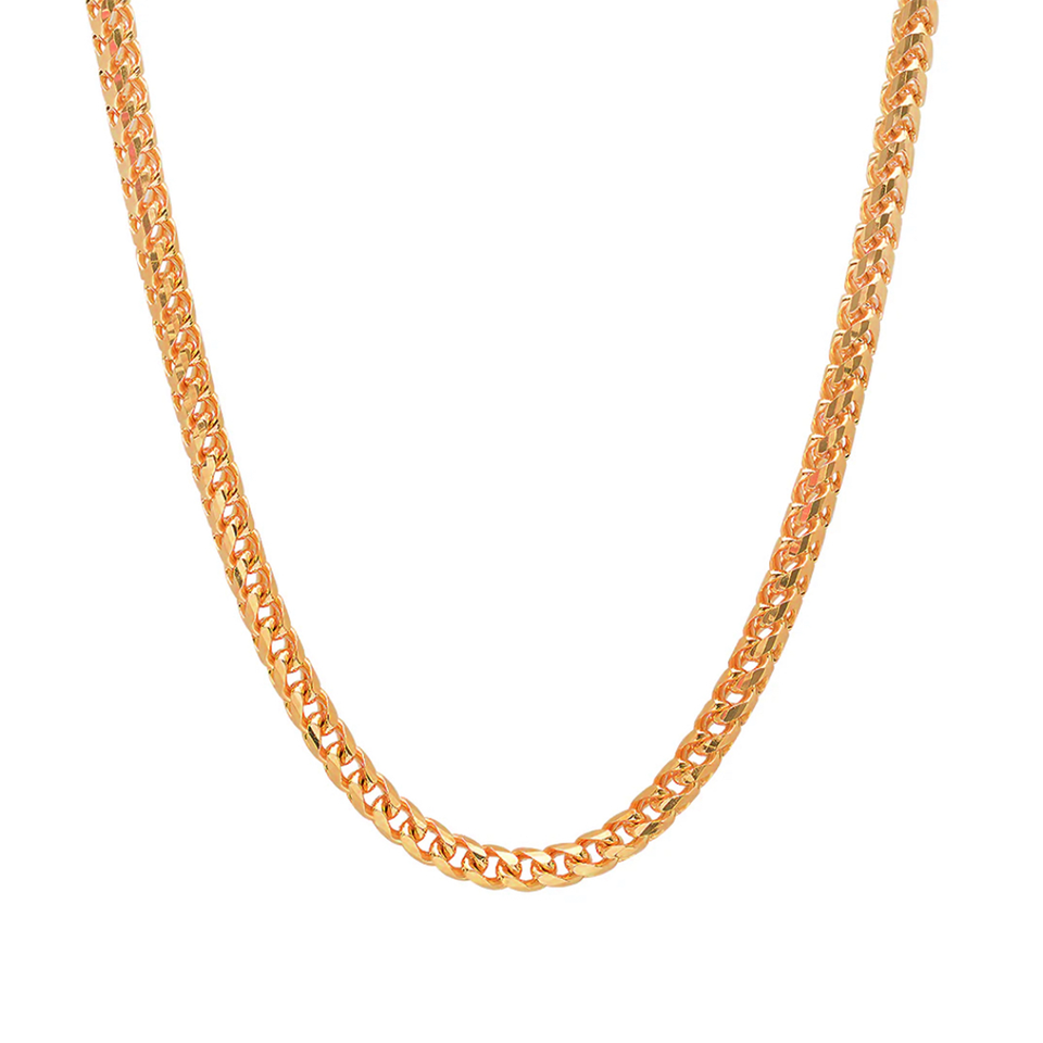 Franco rose 2025 gold chain