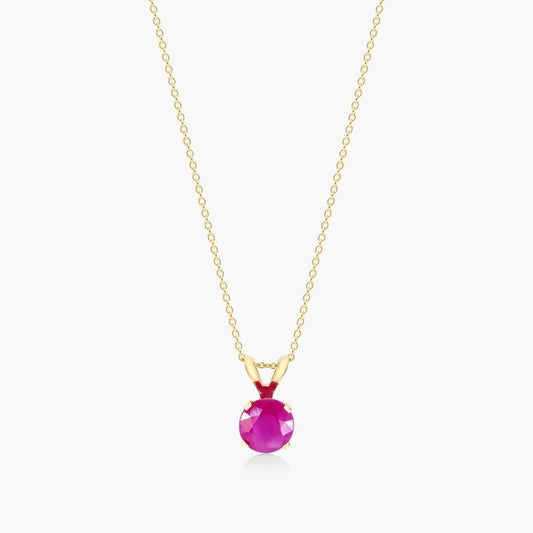 Pink Ruby Necklace