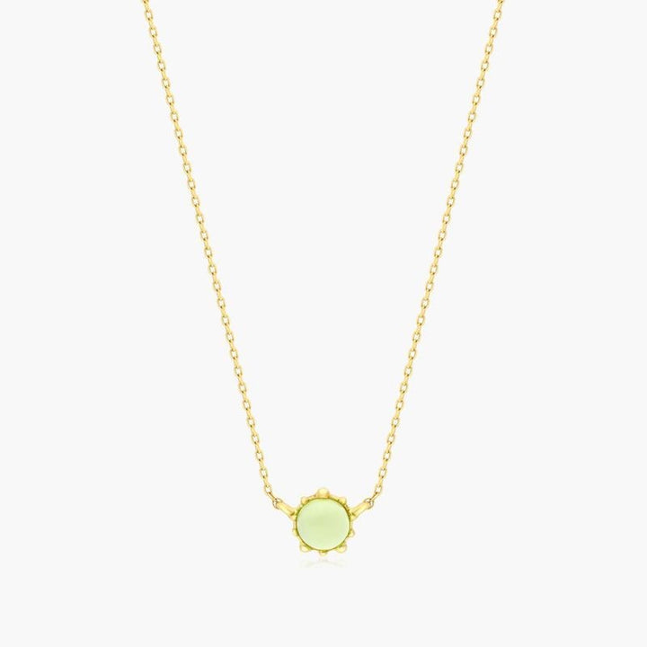 Beaded Peridot Necklace