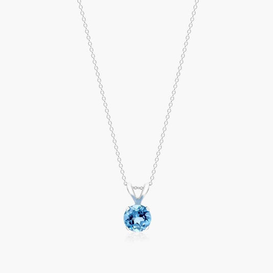 Blue Topaz Necklace