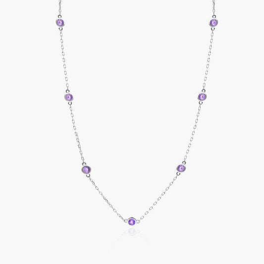 Amethyst by the Yard Necklace