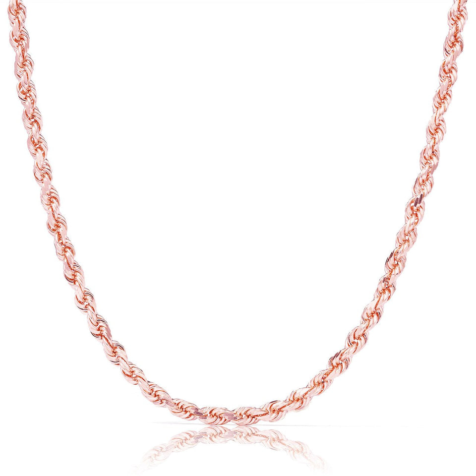 Rose Gold Rope Chain (3mm)