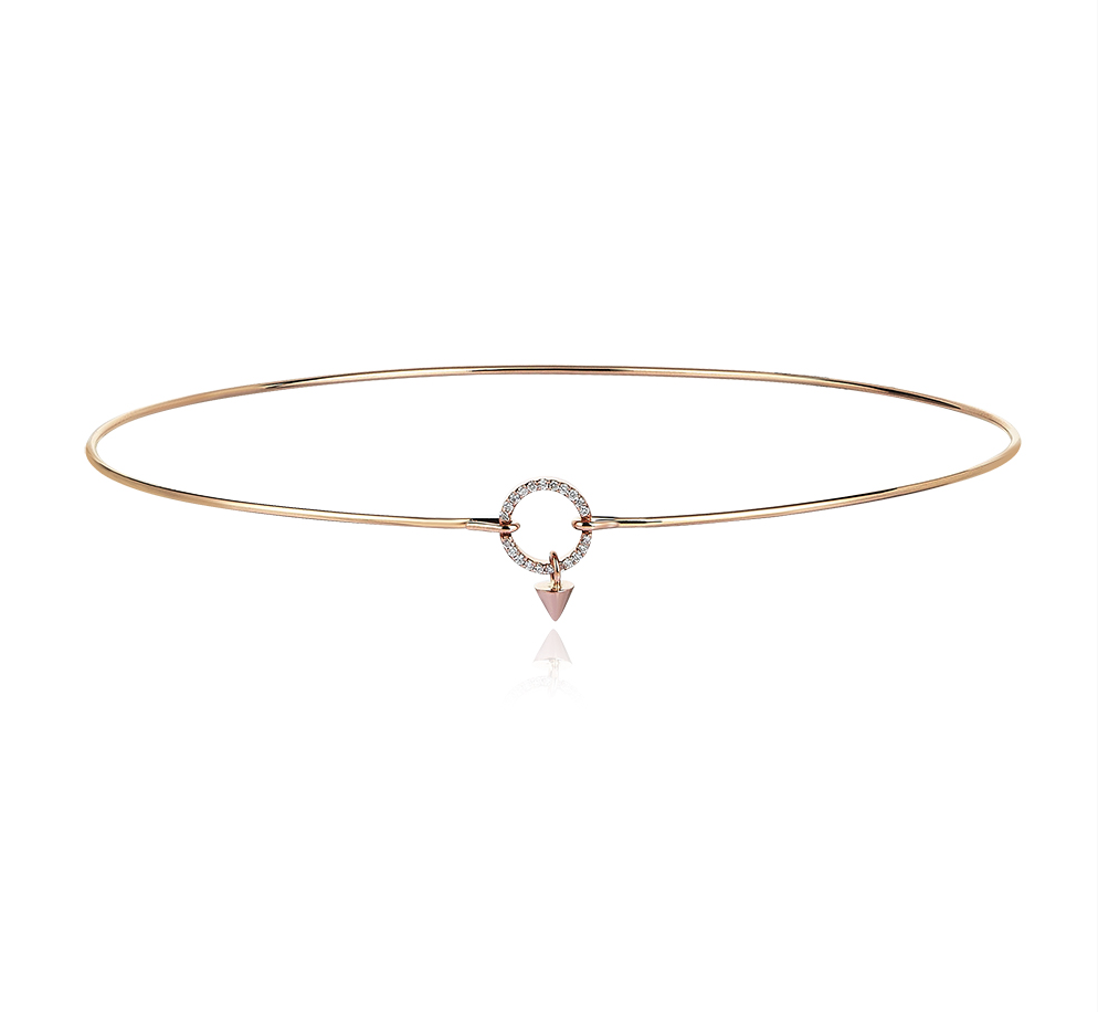 Arrow Drop Diamond Choker